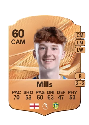 Mills - 60 - Rare EA FC 27 card