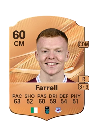 Farrell - 60 - Rare EA FC 27 card