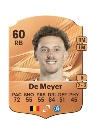 De Meyer - 60 - Rare EA FC 27 card