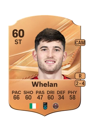 Whelan - 60 - Rare EA FC 27 card