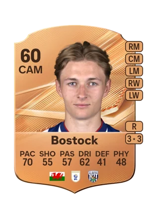 Bostock - 60 - Rare EA FC 27 card