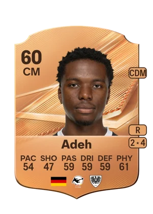 Adeh - 60 - Rare EA FC 27 card