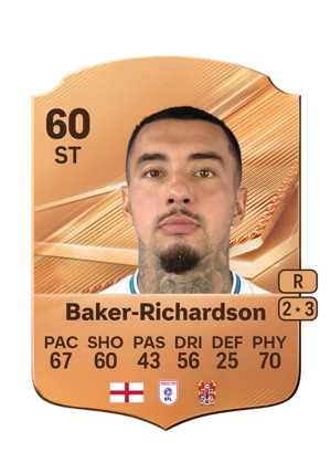 Baker-Richardson - 60 - Rare EA FC 27 card