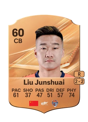 Liu Junshuai - 60 - Rare EA FC 27 card