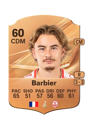 Barbier - 60 - Rare EA FC 27 card