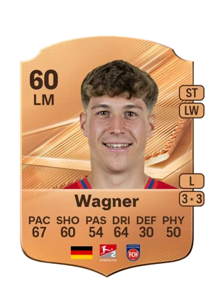 Wagner - 60 - Rare EA FC 27 card