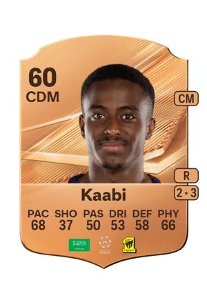 Kaabi - 60 - Rare EA FC 27 card