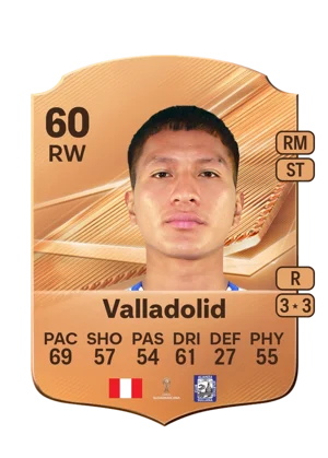 Valladolid - 60 - Rare EA FC 27 card