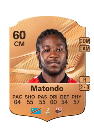 Matondo - 60 - Rare EA FC 27 card