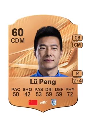 Lü Peng - 60 - Rare EA FC 27 card