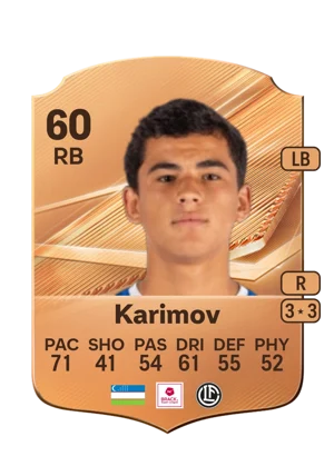 Karimov - 60 - Rare EA FC 27 card