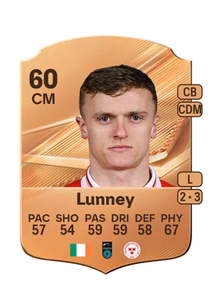 Lunney - 60 - Rare EA FC 27 card