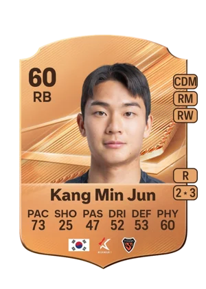 Kang Min Jun - 60 - Rare EA FC 27 card
