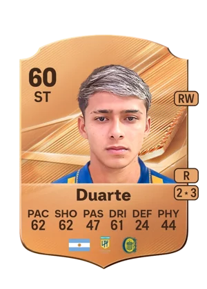 Duarte - 60 - Rare EA FC 27 card
