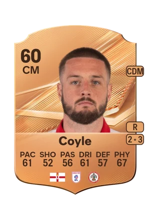 Coyle - 60 - Rare EA FC 27 card