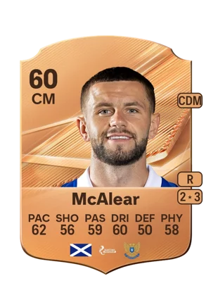 McAlear - 60 - Rare EA FC 27 card