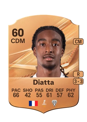 Diatta - 60 - Rare EA FC 27 card