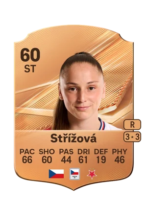 Střížová - 60 - Rare EA FC 27 card