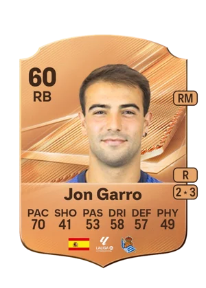 Jon Garro - 60 - Rare EA FC 27 card