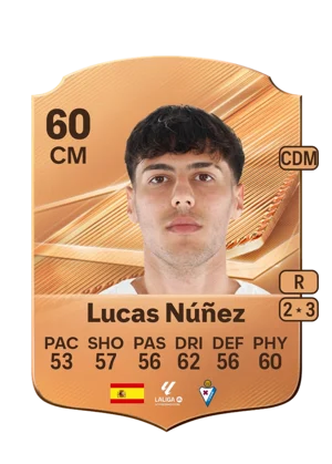 Lucas Núñez - 60 - Rare EA FC 27 card