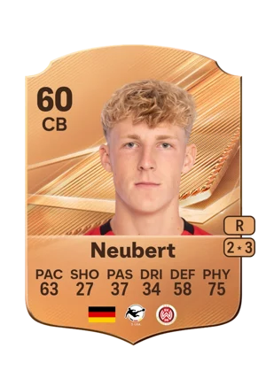 Neubert - 60 - Rare EA FC 27 card