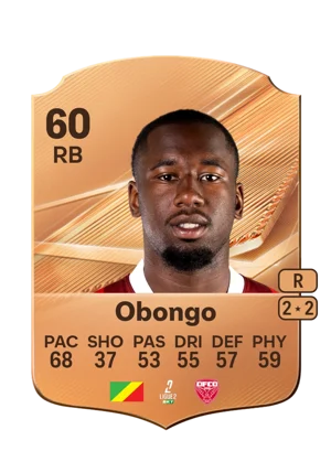 Obongo - 60 - Rare EA FC 27 card