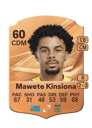 Mawete Kinsiona - 60 - Rare EA FC 27 card