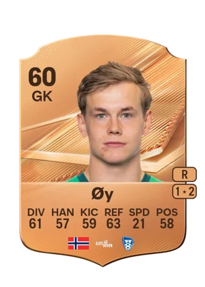 Øy - 60 - Rare EA FC 27 card