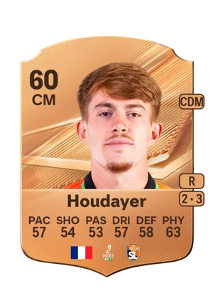 Houdayer - 60 - Rare EA FC 27 card