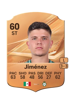 Jiménez - 60 - Rare EA FC 27 card