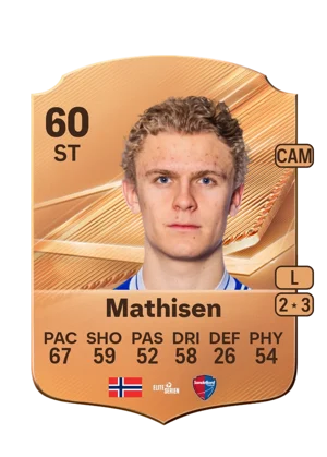 Mathisen - 60 - Rare EA FC 27 card