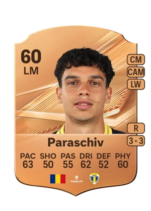 Paraschiv - 60 - Rare EA FC 27 card