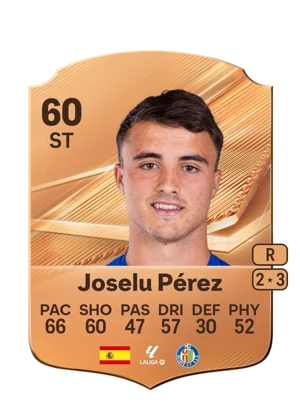 Joselu Pérez - 60 - Rare EA FC 27 card