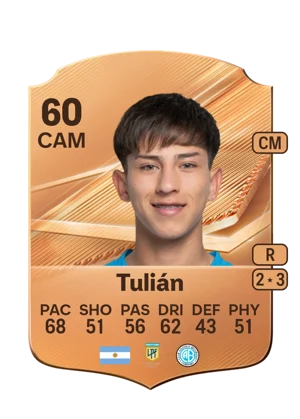 Tulián - 60 - Rare EA FC 27 card
