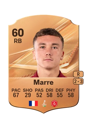 Marre - 60 - Rare EA FC 27 card