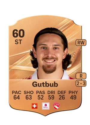 Gutbub - 60 - Rare EA FC 27 card