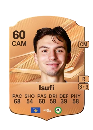 Isufi - 60 - Rare EA FC 27 card