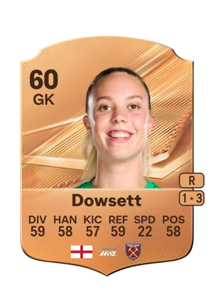 Dowsett - 60 - Rare EA FC 27 card