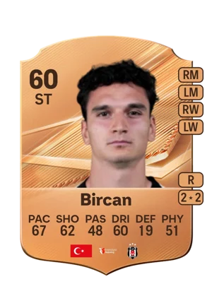 Bircan - 60 - Rare EA FC 27 card