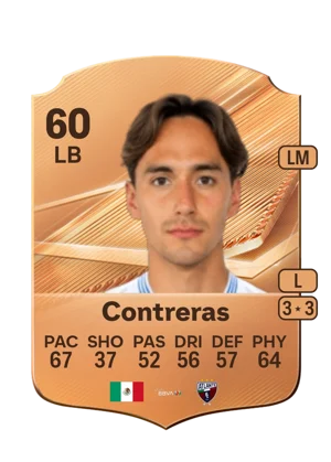 Contreras - 60 - Rare EA FC 27 card