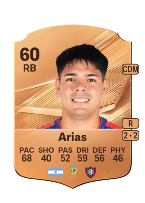 Arias - 60 - Rare EA FC 27 card