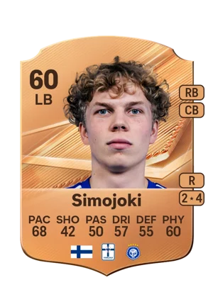 Simojoki - 60 - Rare EA FC 27 card