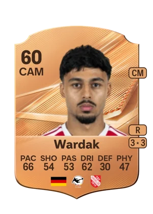 Wardak - 60 - Rare EA FC 27 card
