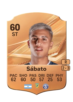 Sábato - 60 - Rare EA FC 27 card
