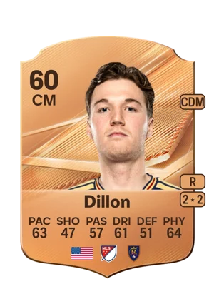 Dillon - 60 - Rare EA FC 27 card
