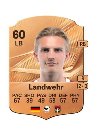 Landwehr - 60 - Rare EA FC 27 card