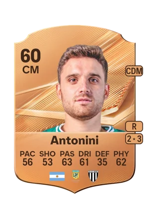 Antonini - 60 - Rare EA FC 27 card
