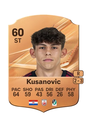 Kusanovic - 60 - Rare EA FC 27 card