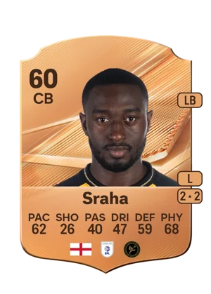 Sraha - 60 - Rare EA FC 27 card