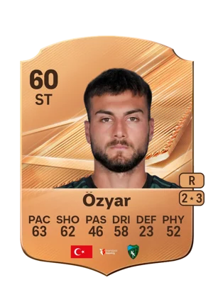 Özyar - 60 - Rare EA FC 27 card